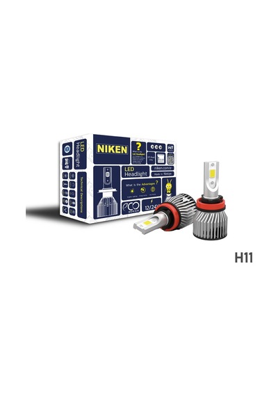 Niken Led Xenon Pro Serisi H11 Far Ampulü 2'li Takım