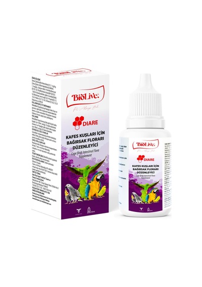 Biolive Kuşlar için Diare Bağırsak Florası Düzenleyici 50 ML