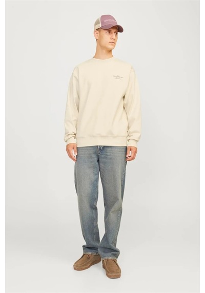 Jack & Jones Jack&jones Erkek Sweatshirt 12261386 Black Beauty Siyah