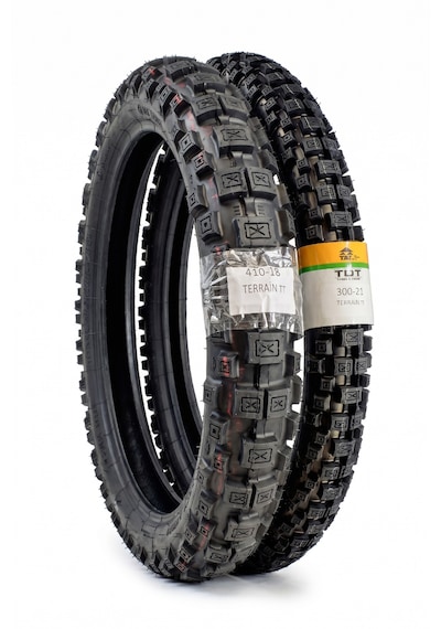 Tdt Tyres Kawasakı 410-18 Tt Ve 300-21 Tt Tubetype Cross Lastik Set Terrain