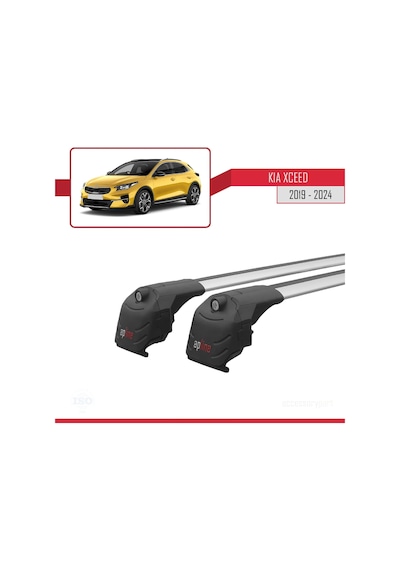 Kia Xceed Cd 2019 Ve Sonrası İle Uyumlu Ace-2 Ara Atkı Tavan Barı Gri