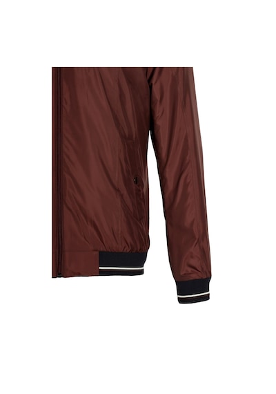 Ncs Jeans Erkek Bordo Ribanalı Slim Fit Bomber Ceket Baharlık Ve Mevsimlik Jeans 4986-Bordo