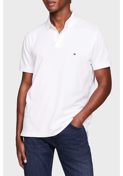 Tommy Hilfiger Erkek Polo Yaka T Shirt Mw0mw17770 Ybr Beyaz Beyaz