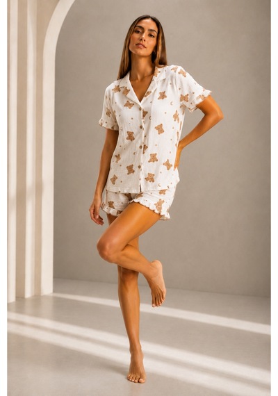 Norcia Sports Kadın Günlük Düğmeli V Yaka Kar Beyaz Pijama Takımı Çok Renkli - 929323125 Çok Renkli - 929323125 Çok Renkli Norcia Sports Kadın Günlük Düğmeli V Yaka Kar Beyaz Pijama Takımı Çok Renkli - 929323125 Çok Renkli - 929323125 Çok Renkli
