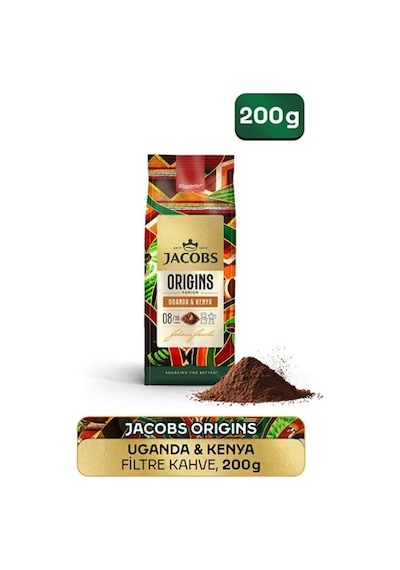 Jacobs Origins Uganda Ve Kenya Filtre Kahve 200 Gr JACOBS.023