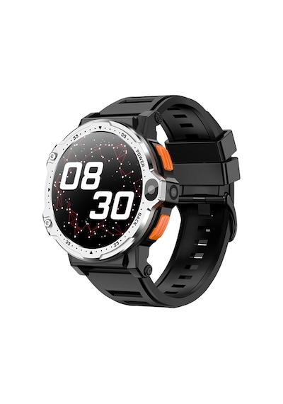 Wearfitpro Wr 999 4glite Sim Kart Çift Kamera Yeni Nesil Tüm Özelliklere Sahip Yuvarlak Akıllı Saat Gri