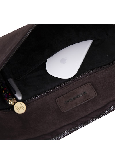 Mocha Still Hakiki Süet Deri 15-16 İnç Macbook Uyumlu/laptop Kılıfı Kahverengi
