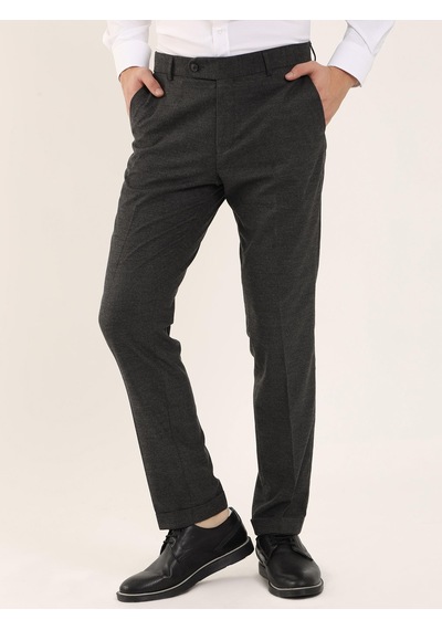 Dufy Koyu Gri Erkek Regular Fit Pantolon - 97753 Koyu Gri