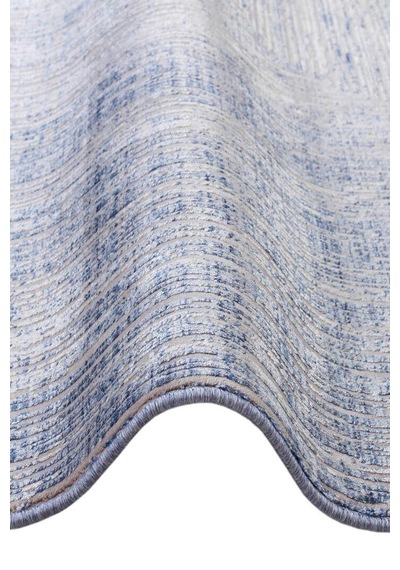 Luxury Diamond Modern Rönesans Viskon Halı Da02 Mavi Mavi-krem