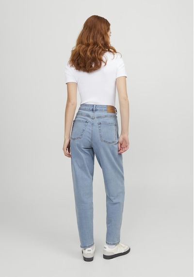 Jack & Jones Kadın Mom Fit Jean - Lisbon 12227293 Light Blue Denim Mavi
