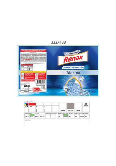 Renax Çamaşır Koku Boncuğu Marina 250 Gr
