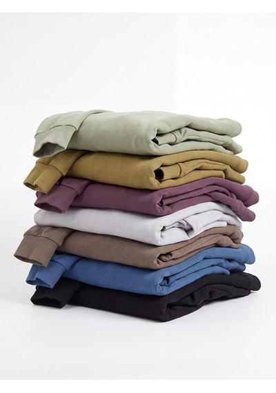 Lcwaıkıkı Classic Gri Bisiklet Yaka Erkek Kalın Sweatshirt