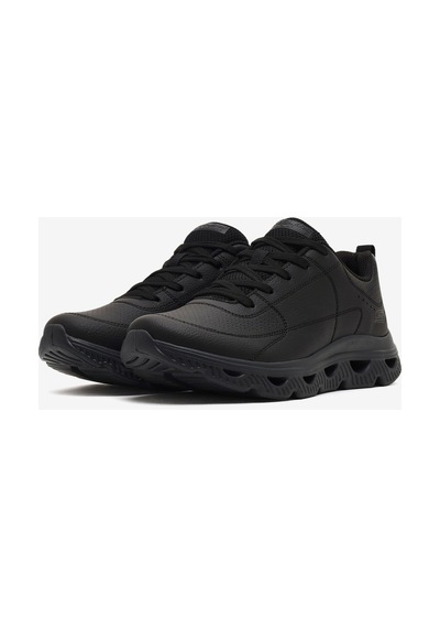 Skechers Bobs Arc Waves - Easy Fıt Kadın Siyah Spor Ayakkabı 117177 Bbk