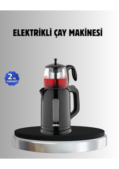 Sinbo Stm 5840 Elektrikli Çay Makinesi 1800w Cam Demlik Ve Sıcak Tutma Özellikli - Lisinya