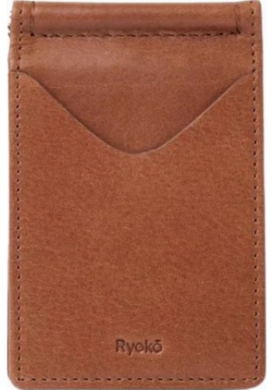 Ryoko Jones Clip Wallet 2.0 Japon Deri Premium Unisex Kartlık Kahverengi
