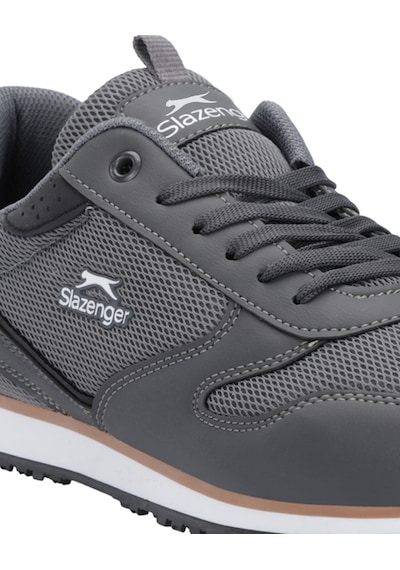 Slazenger Ironıcs I Erkek Büyük Beden Koyu Gri Günlük Spor Ayakkabısı
