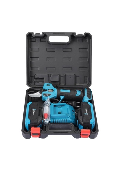 Tr 40 Mm Profesyonel Şarjlı Budama Makası 21v Çift Akülü Dal Kesme Makinesi