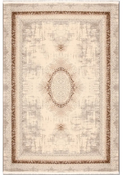 Anatolıa Halı Ezgi -vizon / Kahve -oturma Odası, Salon -kolay Temizlenebilir 4717142