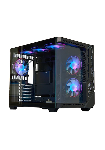 Coldpower Seawave 7x ARGB Sessiz Fan 750 W 80+ Temper Camlı Bilgisayar Kasası