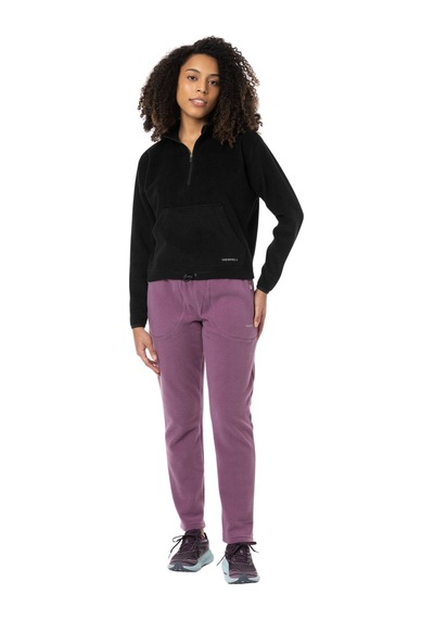Merrell Merrell Kadın Outdoor Tekstil Sweatshirt Stamp W Siyah Siyah