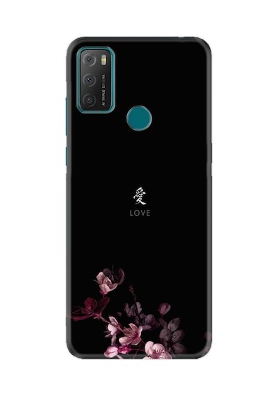 Tcl 20 E Kılıf Excode Silikon Desen Özel Seri Love 1629