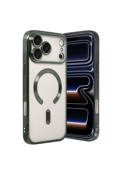 Newface Apple İphone 17 Pro Kross Magneticsafe Kapak - Koyu Yeşil