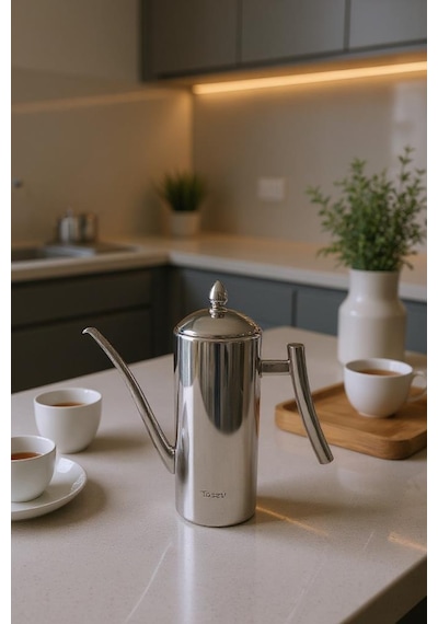 Bambum Zed - Çok Amaçlı Çelik Demlik 1000ml Çelik