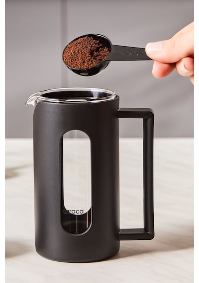 Karaca Leya Kaşık Hediyeli Borosilikat Cam French Press 350 ml