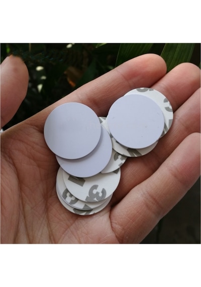 Sabit Id Rfıd Sticker. 3M Yapışkanlı 125Khz Rfıd Proximity Sikke 10 Adet