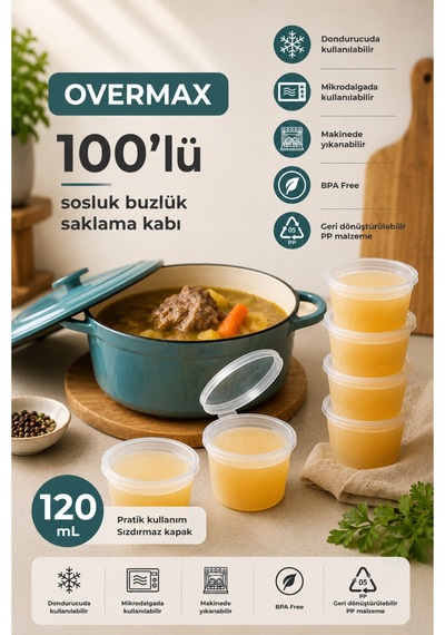 100 Adet 120 Ml Sızdırmaz Kapaklı Saklama Kabı Mini Saklama Kabı, Buzluk Kabı, Sosluk, Et & Kemik Suyu Kabı 100 Adet - 865787108 100 Adet 100 Adet 120 Ml Sızdırmaz Kapaklı Saklama Kabı Mini Saklama Kabı, Buzluk Kabı, Sosluk, Et & Kemik Suyu Kabı 100 Adet - 865787108 100 Adet