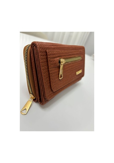 Store Kadın Şık Klasik Mini Çanta Ve Cüzdan Aksesuar Kahverengi