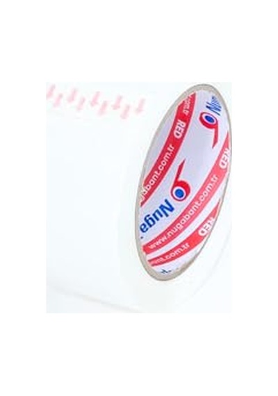 45 Mm X 100 Mt Beyaz Koli Bandı 6 Adet Diğer