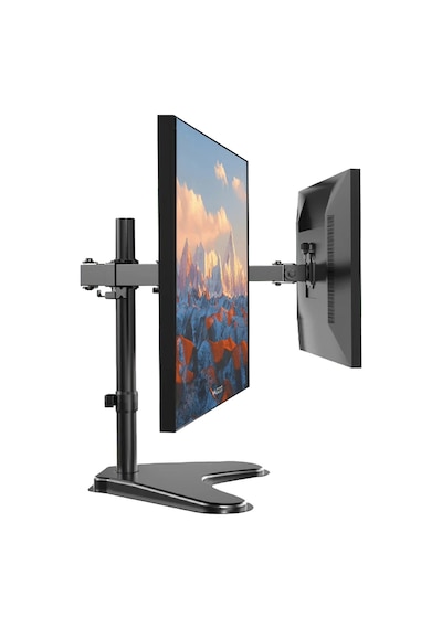 Ergoflex EF42 Steel Design 2-8 kg Çift Kol Asansörlü 13"-27" Desktop Monitör Standı