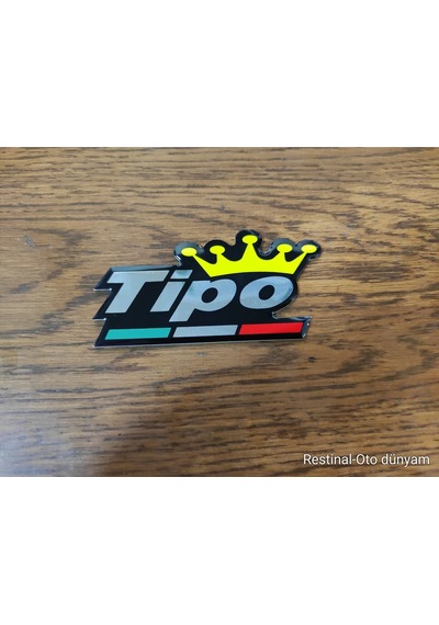 Fiat Tipo Taçlı Pleksi Arma Logo İtalyan Bayraklı Oto Bagaj Yan Kapı Amblem Etiket 3mbantlı Tipo Set