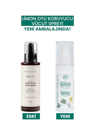 Bade Natural Limon Otu Koruyucu Vücut Spreyi 100 ML