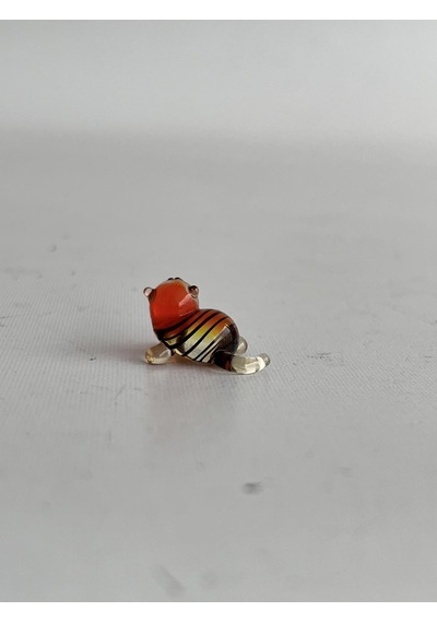El Yapımı Mini Murano Cam Kunduz Biblo A152-03