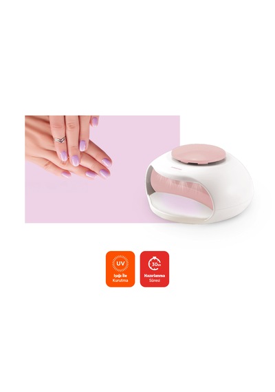 Polosmart Pbs800 Uv Işıklı Hızlı Oje Kurutucu Pembe
