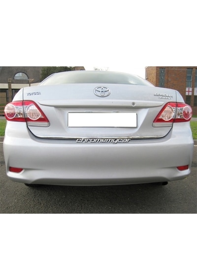 Toyota Corolla Krom Bagaj Alt Çıta 2007-2013 Paslanmaz Çelik N11.5838