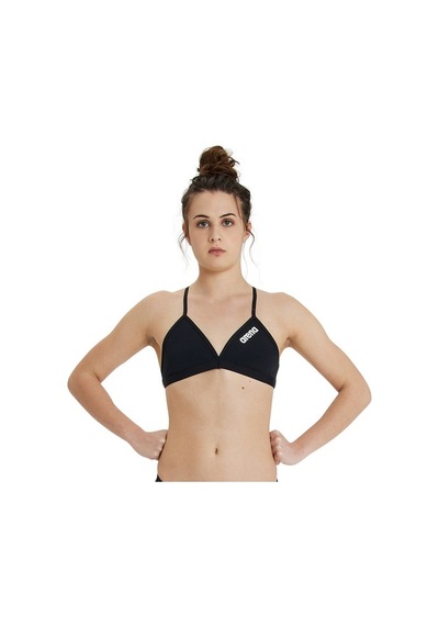 Arena Bikini Üst Siyah Women's Team Swım Top Tıe Back Solıd 004768550 Yzm Uk Beden Siyah