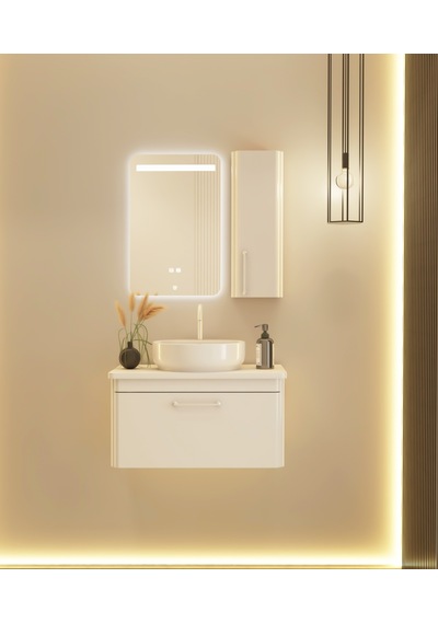 Hilton Banyo Dolabı - Monza 80 Cm - Beyaz Diğer Hilton Banyo Dolabı - Monza 80 Cm - Beyaz Diğer