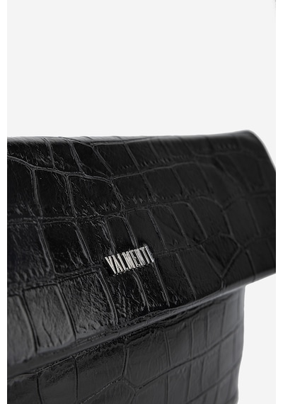 Valmenti Kadın Suni Deri Siyah Kroko Clutch Çanta 921 7484 Bn Cnt Sk26-27 Sıyah Kroko