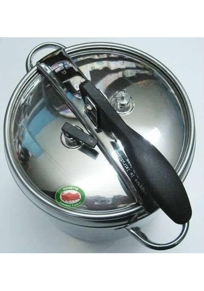 15 Litre Büyük Boy Paslanmaz Çelik Düdüklü Tencere Çok Renkli