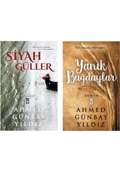 Yanık Buğdaylar + Siyah Güller 2 Kitap Ahmed Günbay Yildiz