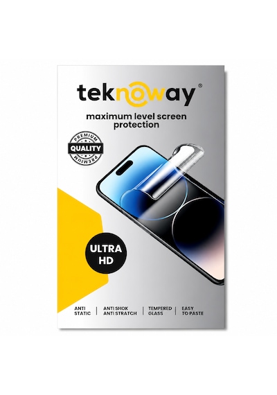 Tw Apple iPhone Uyumlu 16 Plus / 15 Plus Antistatik Ekran Koruyucu Ultra Hd