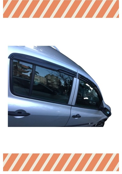 Renault Clio 3 Hb 2006-2012 Modellerine Özel 4'lü Mügen Tip Cam Rüzgarlığı