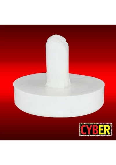 Çap 23 Plastik Ucu Pimli Tapa Beyaz