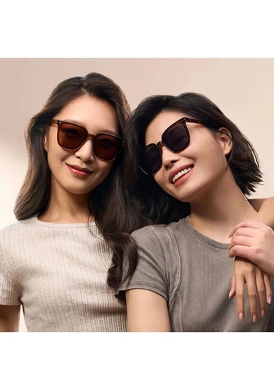 Mijia Katlanabilir Polarize Güneş Gözlüğü Uv400 8 Katmanlı Oar Kaplama Tac Lens Tr90 Amber Kahverengi Unisex Mjta01lm