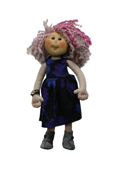 E38 El İşçiliği Kız Çocuğu Dekor Bebek 33 Cm - 6027