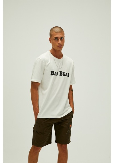 Bad Bear Erkek Tişört Title Beyaz