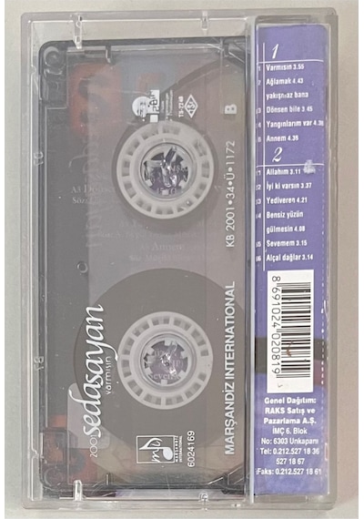 Seda Sayan Varmısın Kaset Orjinal Dönem Baskı